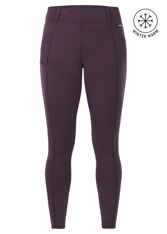 Fleece Knee Patch Pocket Riding Tight