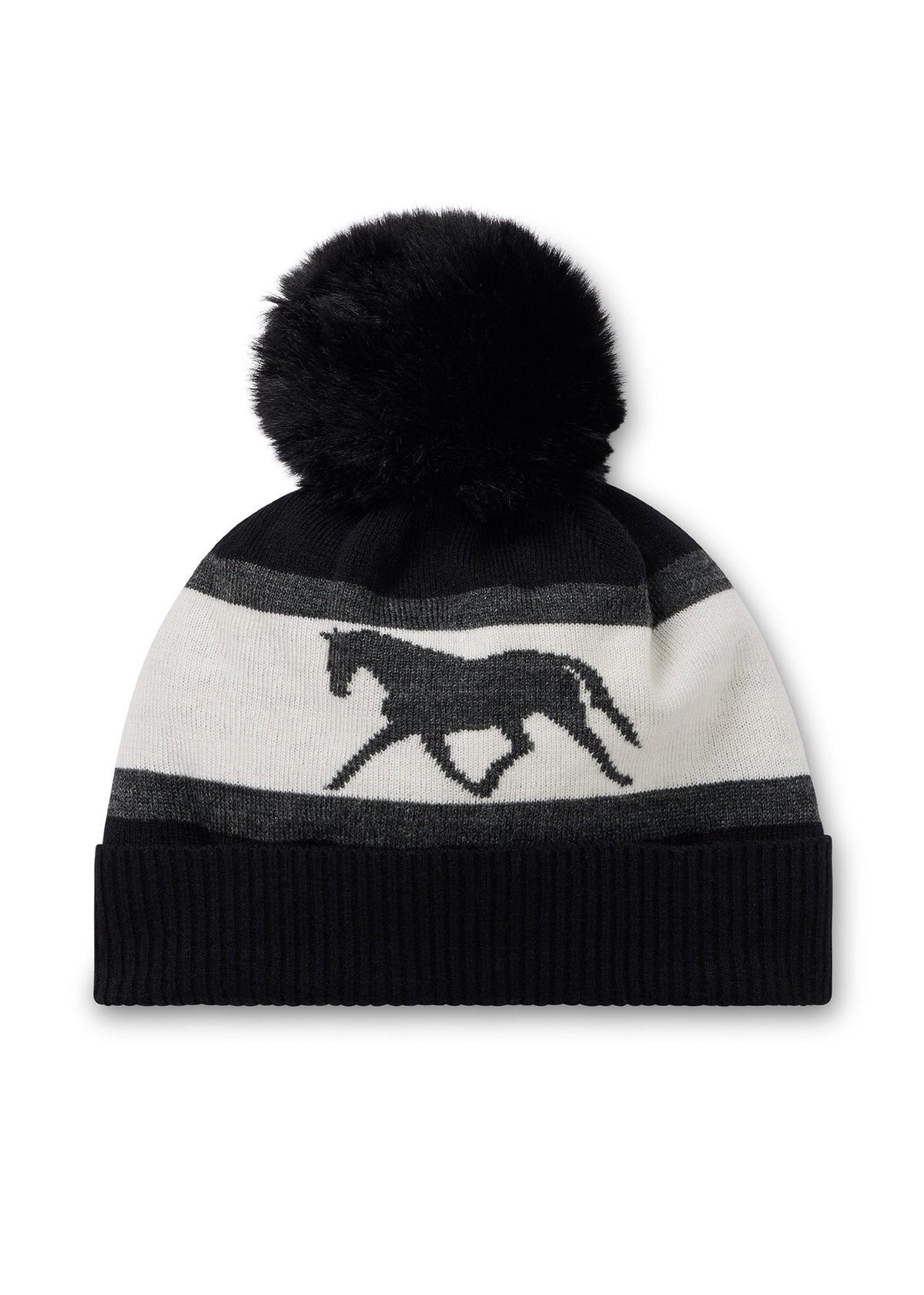 Pony Pom Winter Hat