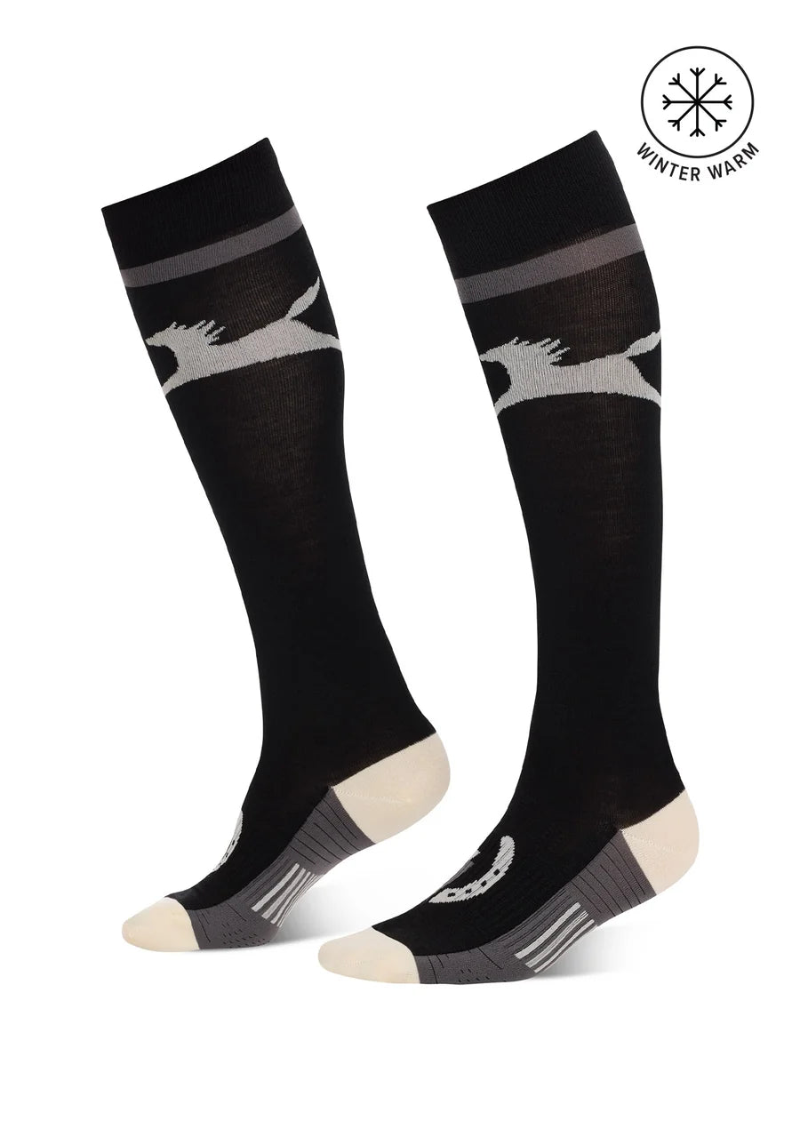 Flying Horse Wool Knee-Hi Riding Socks