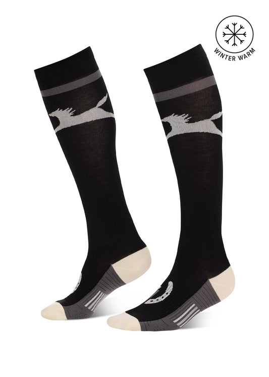 Kids Flying Horse Wool Knee-Hi Riding Socks