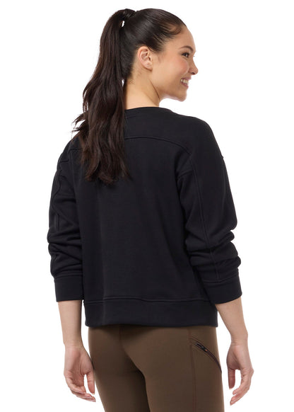 Cozy Crest Plush Fleece Sweatshirt
