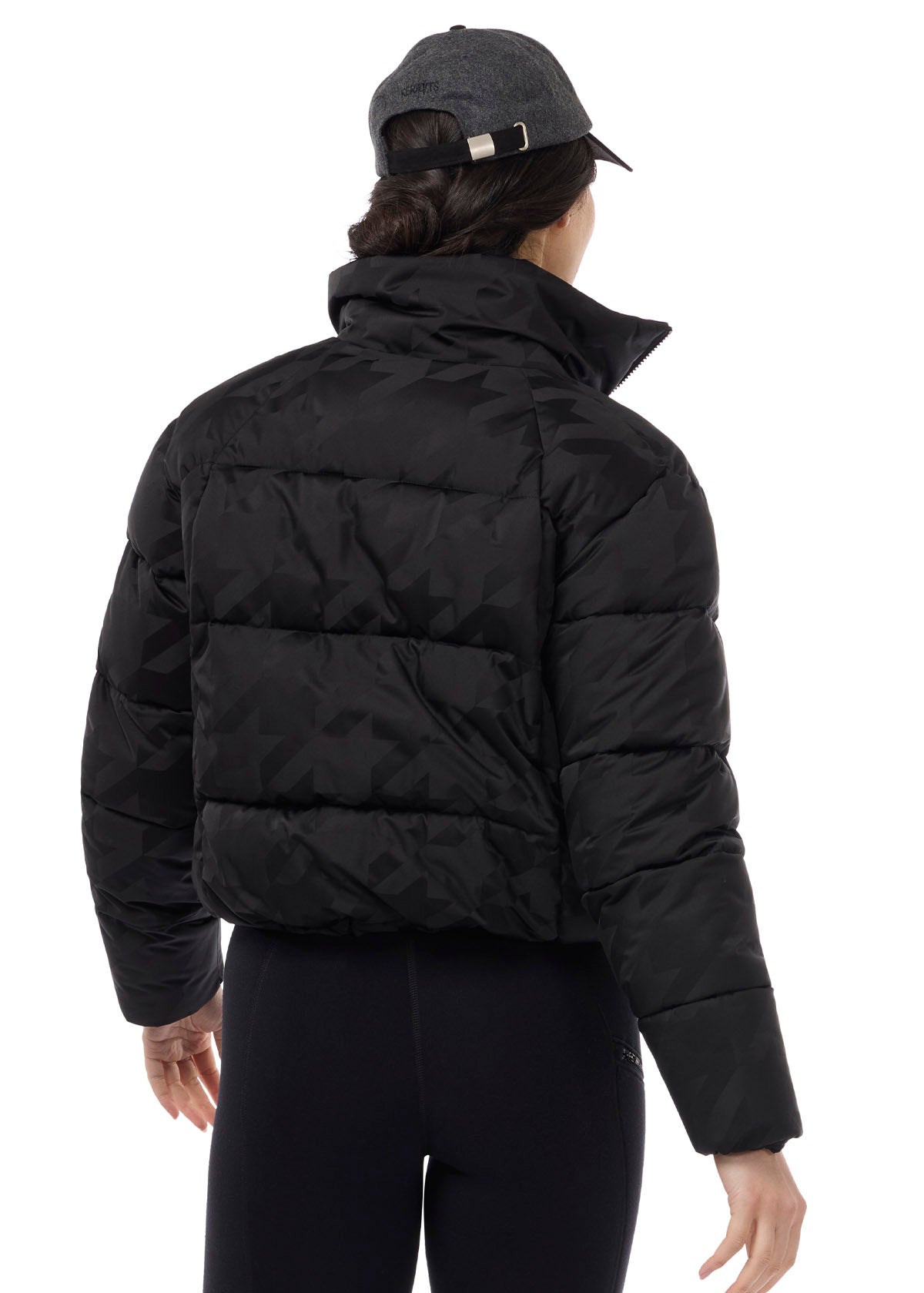 Skyline Houndstooth Puffer Jacket