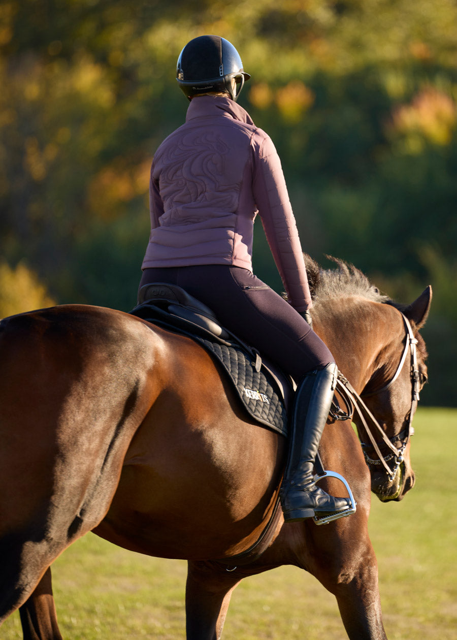 Fleece Knee Patch Pocket Riding Tight