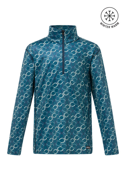 Kids Traverse Quarter Zip Fleece Tech Top