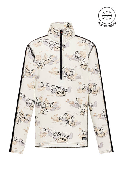 Kids Soft Haven Plush Fleece Half Zip Top
