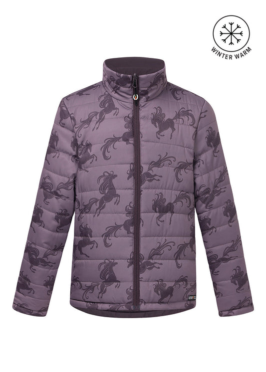 Kids Pony Parade Reversible Quilted Riding Jacket
